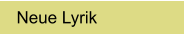 Neue Lyrik